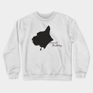 French Bulldog silhouette Crewneck Sweatshirt